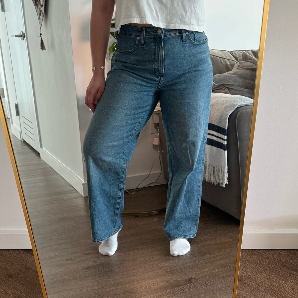 Madewell The Curvy Perfect Vintage Wide Leg Jean